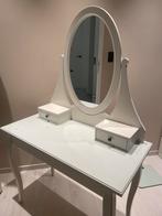 HEMNES Toilettafel met spiegel, wit, 100x50 cm, Huis en Inrichting, Woonaccessoires | Spiegels, Ophalen of Verzenden