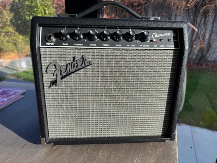 Fender Champion 20 versterker, Muziek en Instrumenten, Versterkers | Bas en Gitaar, Zo goed als nieuw, Gitaar, Minder dan 50 watt