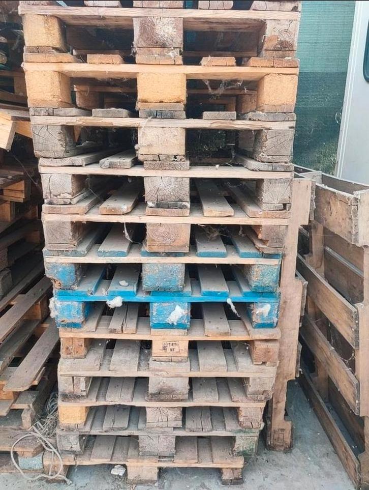 Partij euro paletten opruiming koopje, Doe-het-zelf en Bouw, Hout en Planken, Zo goed als nieuw, Ophalen