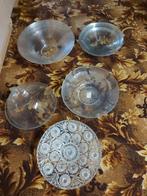 fruitschalen + kaasstolp, Huis en Inrichting, Ophalen, Zo goed als nieuw, Glas, Schaal