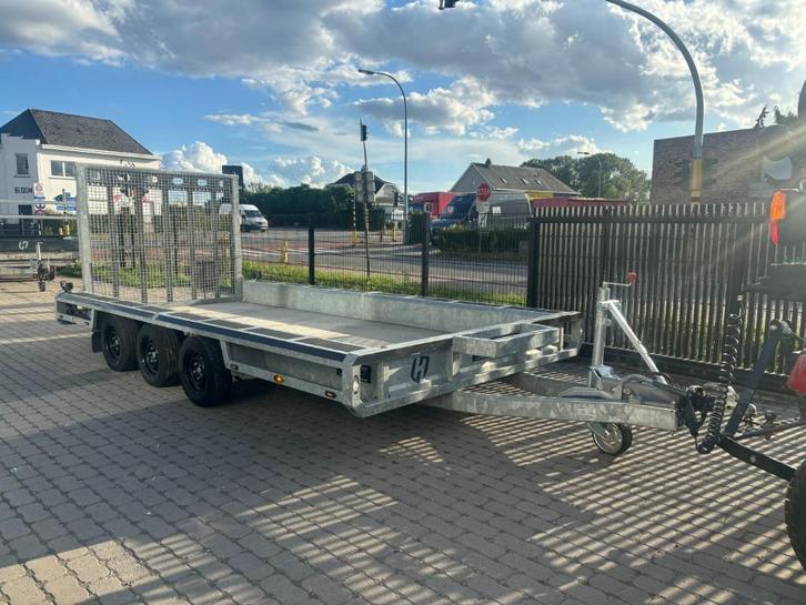HENRA MAJOR MT 450x190cm 3500kg 3x1800kg, Auto diversen, Aanhangers en Bagagewagens, Zo goed als nieuw, Ophalen