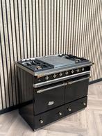 Luxe Lacanche Zwart 100cm Gas Dubbele Oven + Coup de Feu, Elektronische apparatuur, Ophalen of Verzenden, Grill, Gas, 5 kookzones of meer