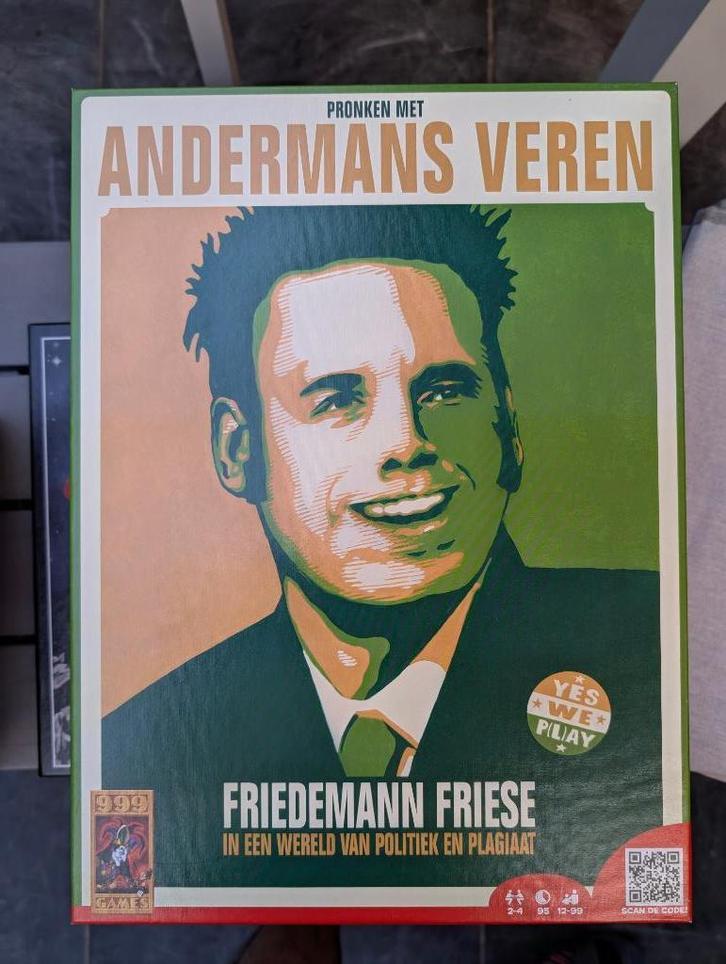 Andersmans Veren Bordspel, Hobby en Vrije tijd, Gezelschapsspellen | Bordspellen, Zo goed als nieuw, Een of twee spelers, Drie of vier spelers