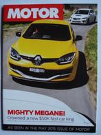 Renault Mégane RS 275 Trophy 2015 AUS Brochure Catalogue Pro, Zo goed als nieuw, Verzenden, Renault