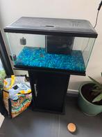 Aquarium met staander ( op bergruimte ), Dieren en Toebehoren, Ophalen, Gebruikt, Verlichting of Verwarming