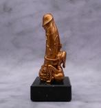 Erotisch Brons finish beeld van Non met Enorme Fallus, Antiek en Kunst, Verzenden
