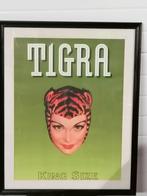 reclame  poster Tigra Angelina Saey houten kader, Enlèvement