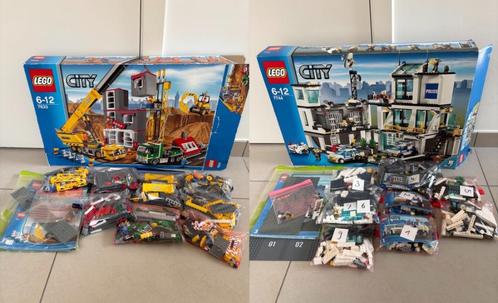 Lego City 2 sets 7633 & 7744, Kinderen en Baby's, Speelgoed | Duplo en Lego, Gebruikt, Lego, Complete set, Ophalen