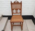 6 chaises en chêne avec cannage, style breton, 5 en bon état, Enlèvement