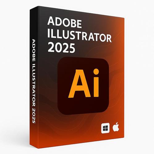 Illustrator 2025, Computers en Software, Ontwerp- en Bewerkingssoftware, Nieuw, MacOS, Windows, Ophalen