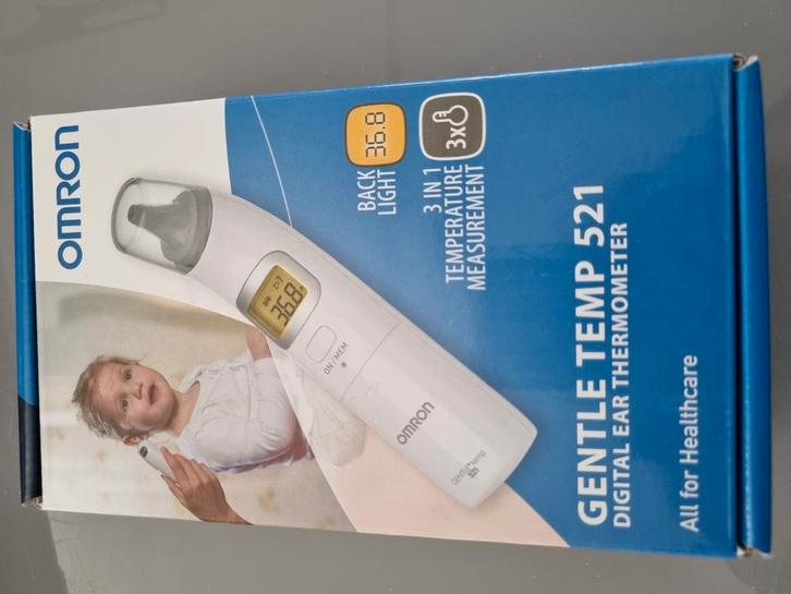 omron oorthermometer, gentle temp 521, Enfants & Bébés, Aliments pour bébé & Accessoires, Neuf, Enlèvement ou Envoi