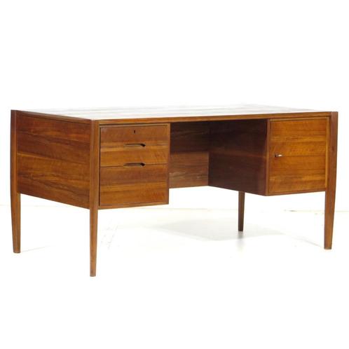 Vintage bureau mid century directiebureau van Wilhelm Renz, Huis en Inrichting, Bureaus, Zo goed als nieuw, Bureau, Verzenden