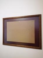 Cadre en bois 50x70 cm, Ophalen, 50 tot 75 cm, Zo goed als nieuw, 50 tot 75 cm