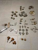 Koperen deurklinken, knoppen, kastbeslag , kapstokhaken, Ophalen