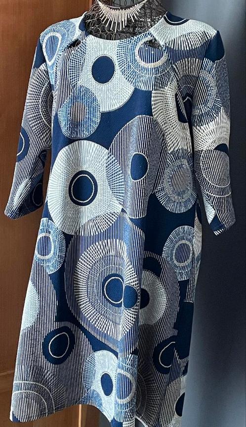 VICTOR Belgische makelij XL Nette jurk, Kleding | Dames, Jurken, Zo goed als nieuw, Maat 46/48 (XL) of groter, Blauw, Boven de knie