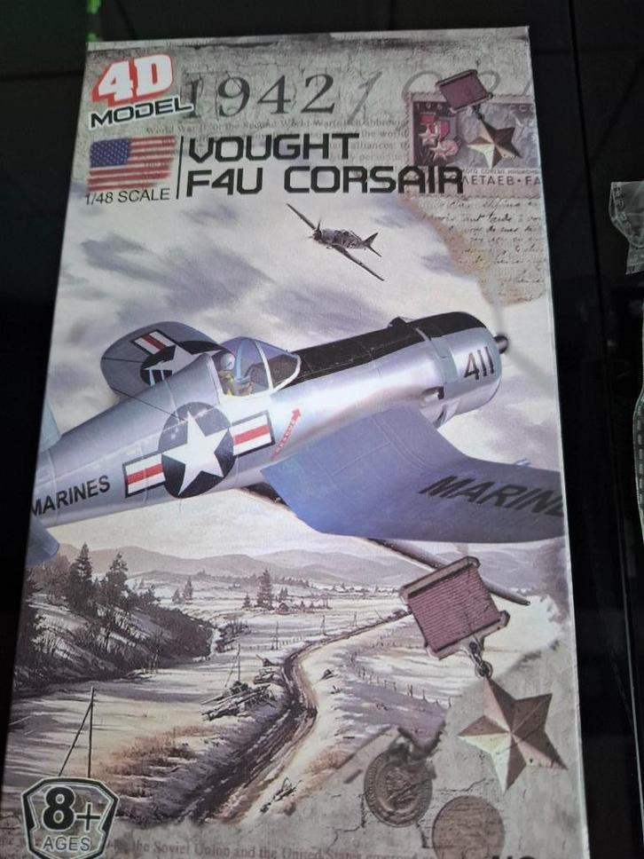 VOUGHT F4U CORSIA - 4D MODEL 1942, Hobby en Vrije tijd, Modelbouw | Vliegtuigen en Helikopters, Nieuw, Vliegtuig, 1:72 tot 1:144