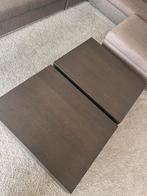 Twee bruine salontafels 88x68 en 20m hoog maatwerk, Huis en Inrichting, Ophalen, Gebruikt, 50 tot 100 cm, 50 tot 100 cm