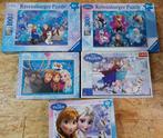 5 puzzels Disney Frozen van 50 tot 300 st, Ophalen of Verzenden