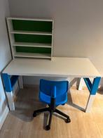 bureau + bureaustoel, Huis en Inrichting, Ophalen, In hoogte verstelbaar, Zo goed als nieuw, Bureau