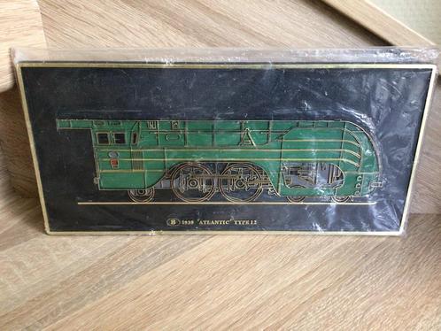 Vintage bordje NMBS, 1939, Atlantic, Verzamelen, Spoorwegen en Tram, Nieuw, Ophalen of Verzenden