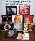 10 euros le 1er carton de 80 cd pour brocante., Ophalen, Gebruikt