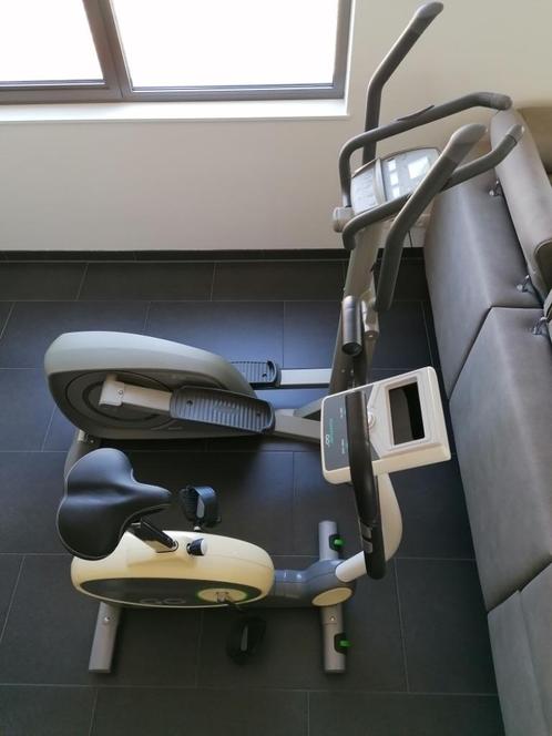 Tunturi C40 Crosstrainer, Sport en Fitness, Fitnessapparatuur, Zo goed als nieuw, Crosstrainer, Armen, Benen, Rug, Aluminium, Ophalen