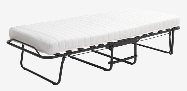 Opklapbed Ilskov (Jysk), Maison & Meubles, Chambre à coucher | Matelas & Sommiers, Comme neuf, Matelas, 80 cm, 190 cm ou moins