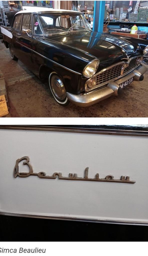 Simca Beaulieu V8, Autos, Particulier, Achat, Attache-remorque