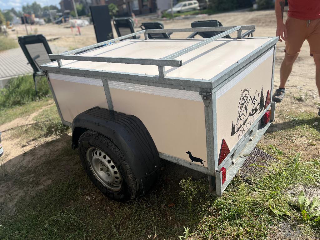 Bagage aanhangwagen, Ophalen, Gebruikt