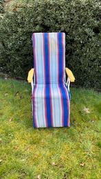 Retro kampeerstoel, Caravanes & Camping, Meubles de camping, Enlèvement, Utilisé