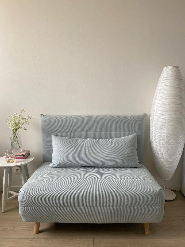 Canapé-lit Maisons Du Monde - Vert d'eau, Maison & Meubles, Canapés | Salons, Comme neuf, Banc droit, Une personne, 150 à 200 cm