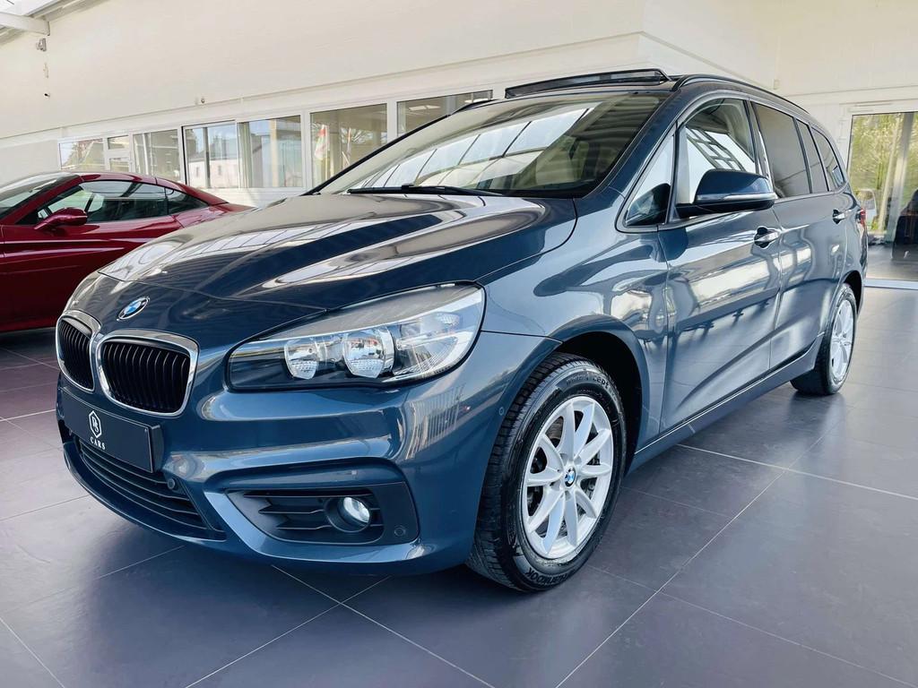 BMW 2 Serie 216 dA * GARANTIE + TOIT PANO + CUIR + GPS *, Cuir, Argent ou Gris, Entreprise, Autre carrosserie