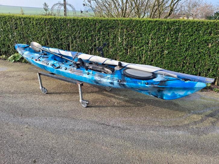 Kayak Galaxy Sturgeon Sit on Top, Watersport en Boten, Kano's, Zo goed als nieuw, Kajak, Eén persoon, Met peddels, Ophalen