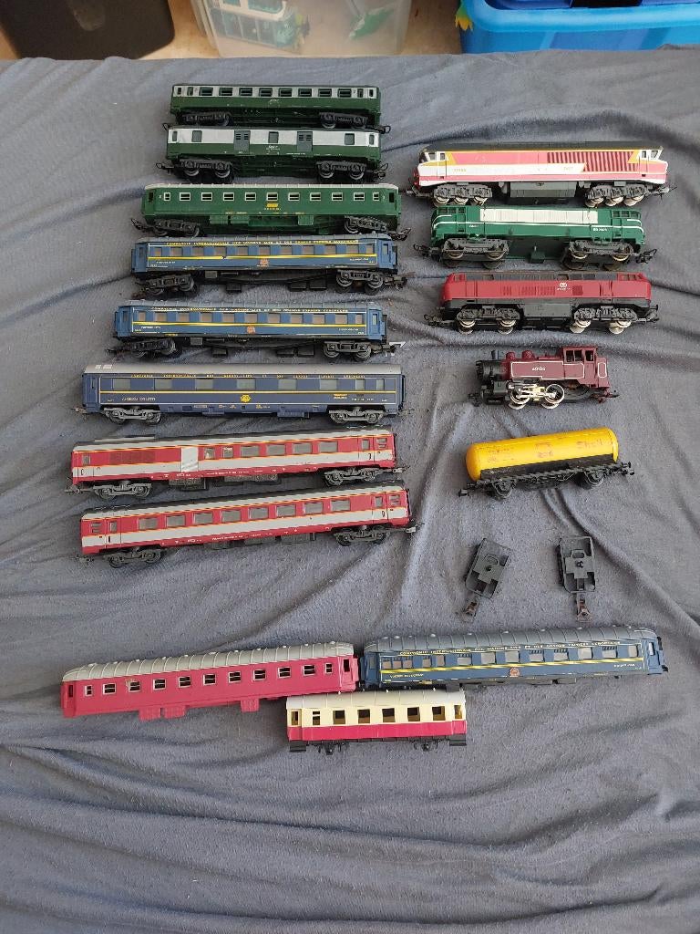 Train Märklin lot, Enlèvement, Utilisé, Locomotive, Courant continu ou Courant alternatif