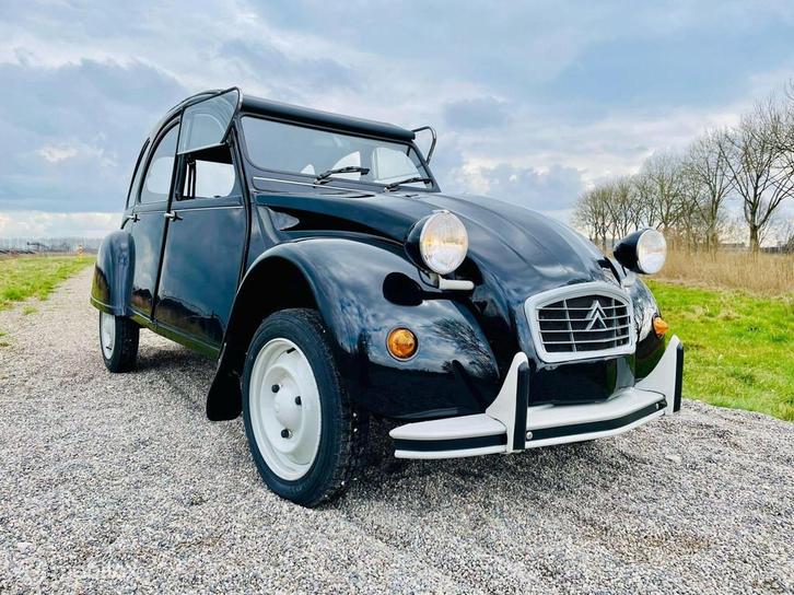 2cv6 Spécial noir 03-1987 83.850 km|volledig gerestaureerd, Autos, Citroën, Entreprise, Achat, 2CV, Toit ouvrant, Essence, Cabriolet