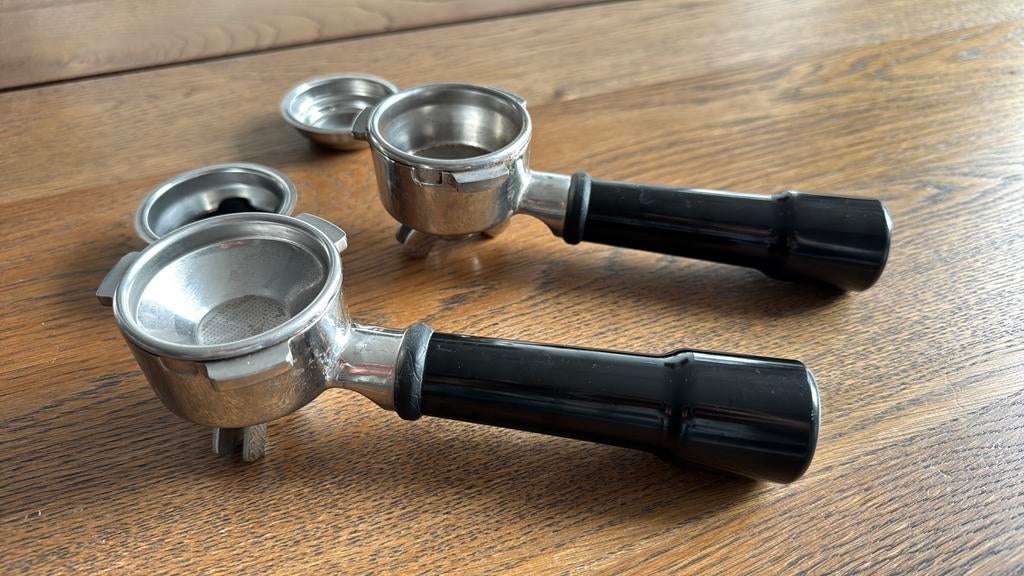 Porte-filtres avec filtres pour Sage Barrista, Elektronische apparatuur, Koffiemachine-accessoires, Ophalen of Verzenden, Gebruikt