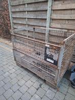 Gitterbox gaascontainer draadcontainer, Ophalen