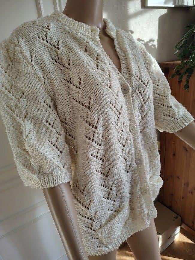 gebreide golf , handgemaakt, Kleding | Dames, Truien en Vesten, Nieuw, Maat 38/40 (M), Wit, Verzenden