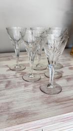 6waterford kristallen martini  glazen, Verzamelen, Glas en Drinkglazen, Ophalen, Zo goed als nieuw