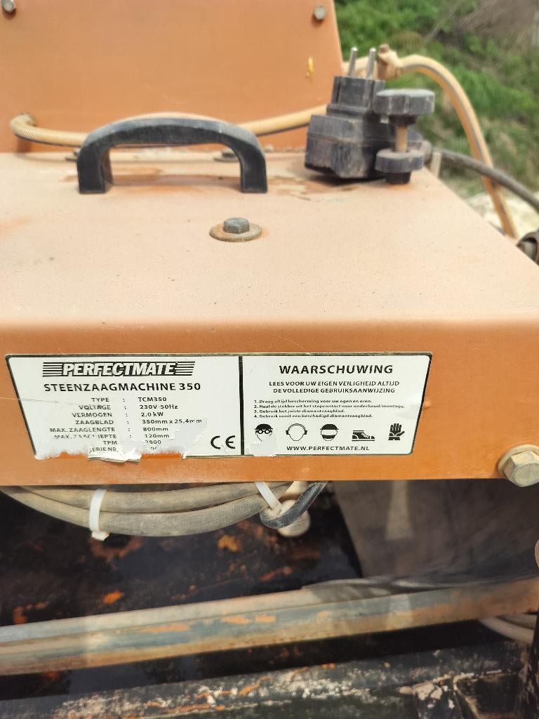 draaibare zaag voor stenen, Bricolage & Construction, Outillage | Scies mécaniques, 1200 watts ou plus, 70 mm ou plus, Enlèvement