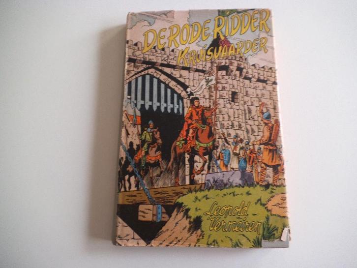 De rode ridder Kruisvaarder 1957 Eerste druk, Boeken, Avontuur en Actie, Gelezen, Ophalen of Verzenden