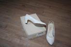 Witte schoen, Schoenen met lage hakken, Wit, Zo goed als nieuw, Ophalen