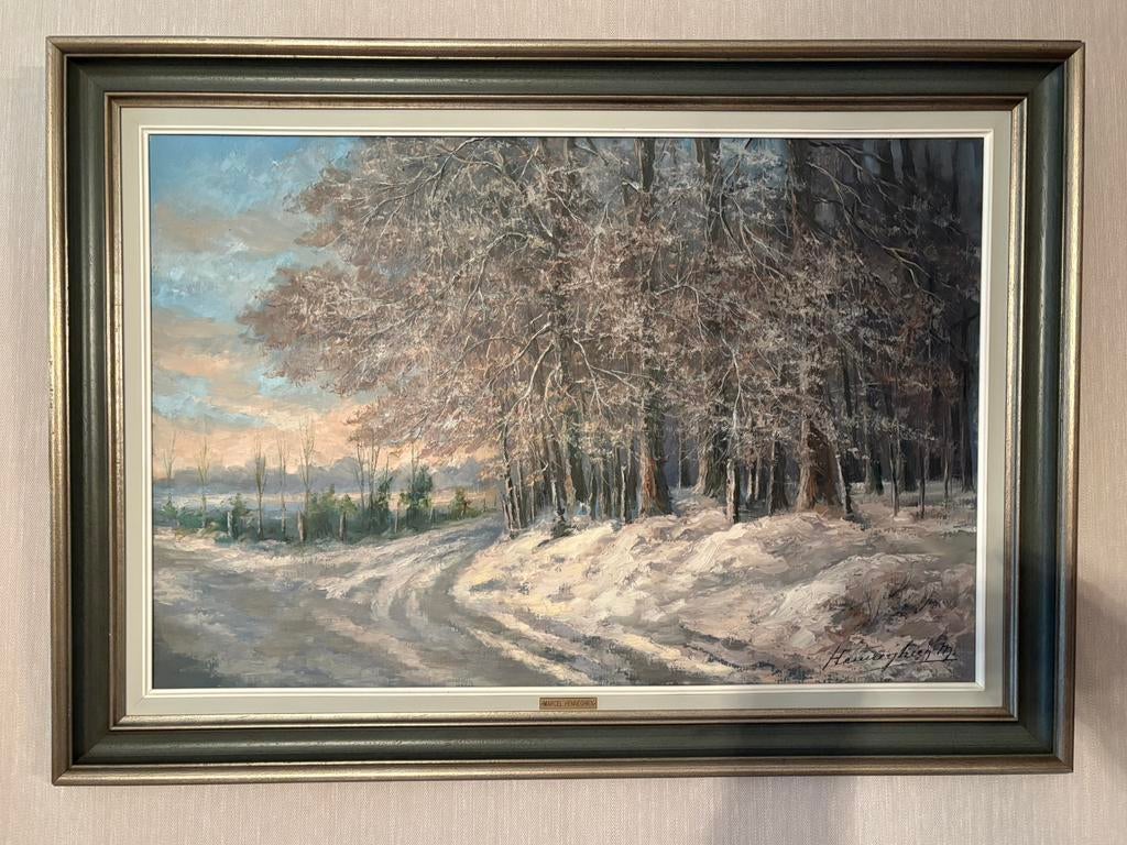 Lot de tableaux de Marcel Henneghien, Enlèvement