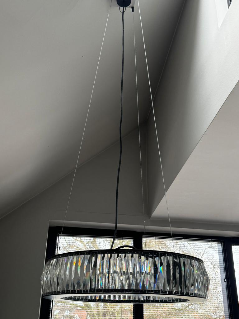 Eichholtz luchter – luxe design, Ophalen, Zo goed als nieuw, Glas