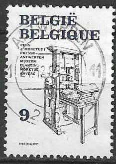 Belgique 1988 - Yvert/OBP 2309 - Impression de livres (ST), Envoi, Affranchi, Oblitéré