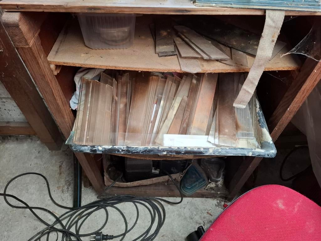 Hittebestendig glas voor de kachel, Ophalen, Gebruikt