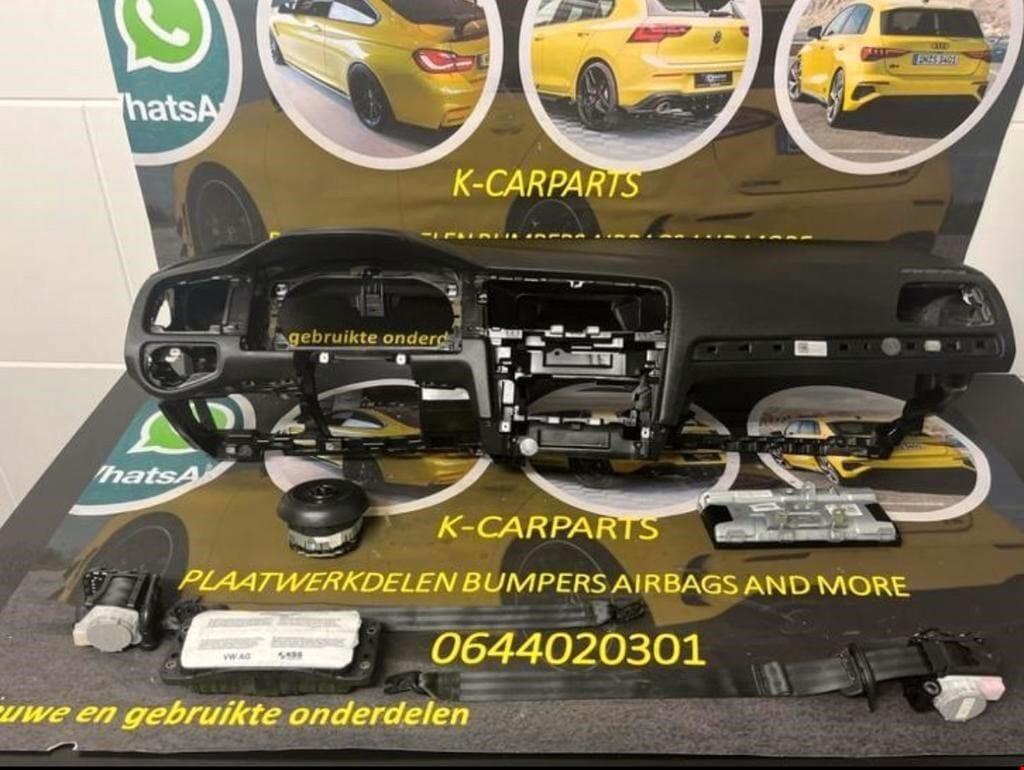 Airbag set Volkswagen Golf 7 GTI GTD 12/19 Dashboard set, Volkswagen, Volkswagen AG, Vw@volkswagen.de, Utilisé