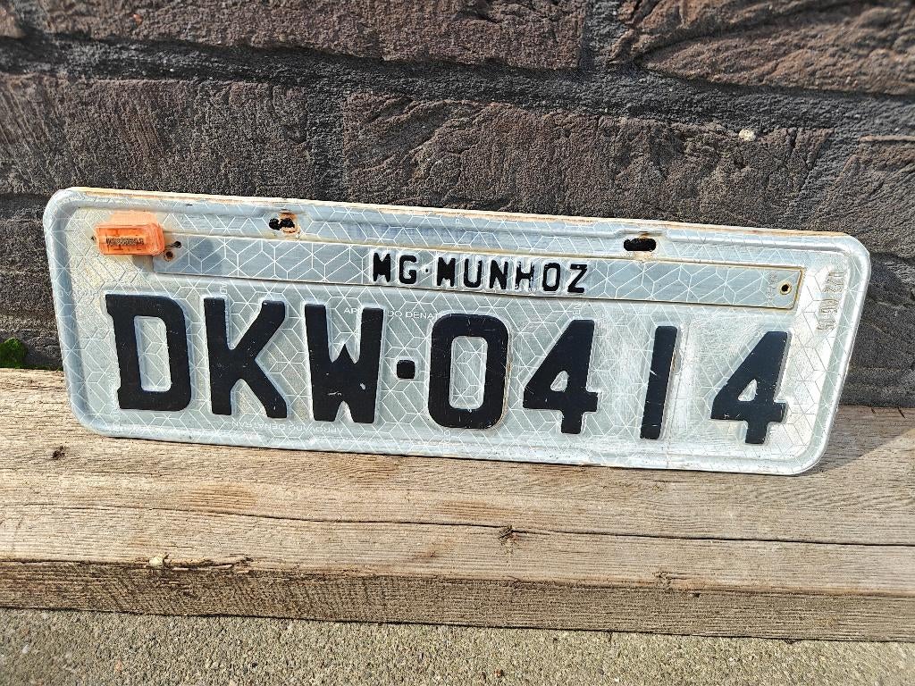 Nummerplaten Brazilië, Ophalen of Verzenden, Gebruikt