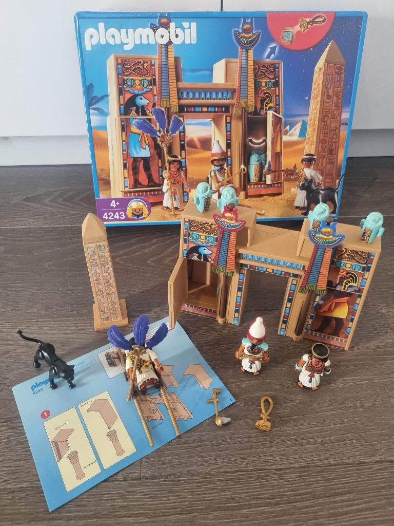 Playmobil Egyptische tempel, Enfants & Bébés, Enlèvement, Utilisé, Ensemble complet