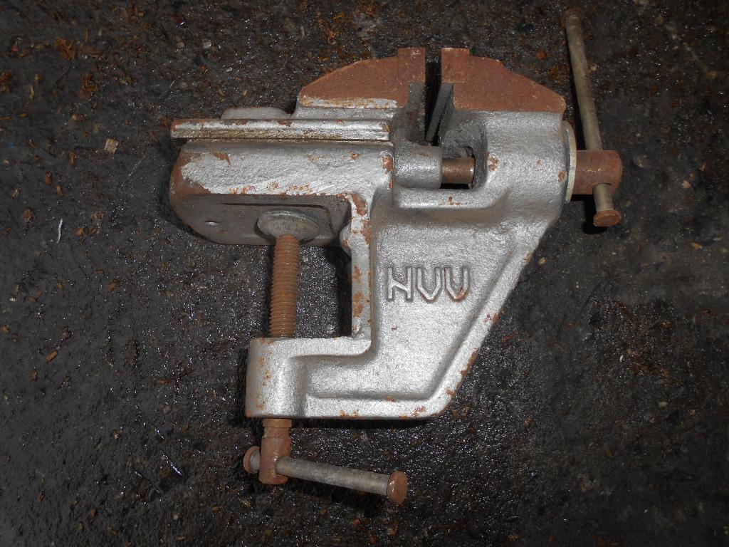 bankschroef, Ophalen, Gebruikt, Bankschroef